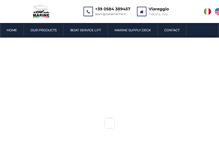 Tablet Screenshot of italiamarine.com